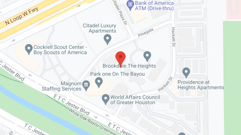 Map of the neighborhood around Brookdale The Heights