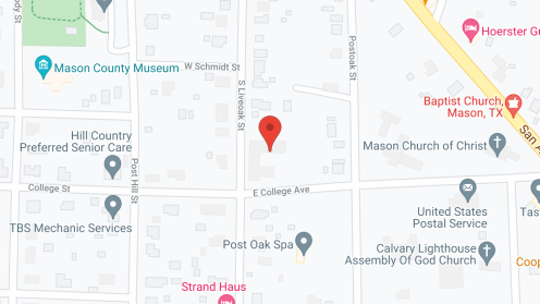 Map of the neighborhood around Mason Convalescent Care Center