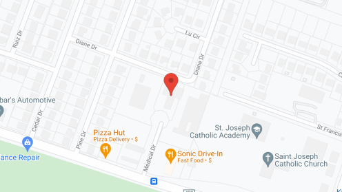Map of the neighborhood around Bell Haven Nursing Ctr