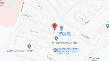 Garden Estates of Temple in google map