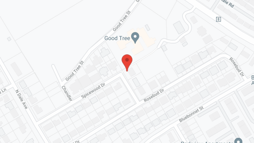 Map of the neighborhood around Good Tree