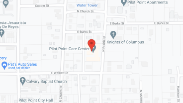 Pilot Point Care Center in google map