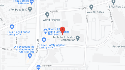 Map of the neighborhood around White Settlement Nursing Ctr