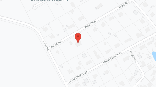Map of the neighborhood around Acorn Manor