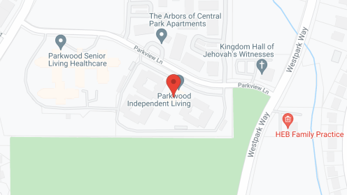Map of the neighborhood around Parkwood Independent Living