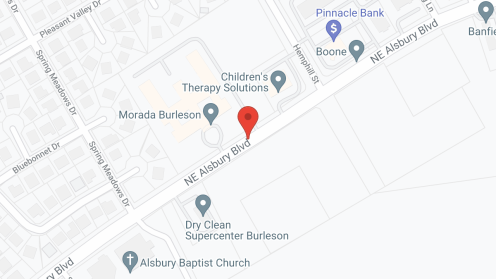 Map of the neighborhood around Morada Burleson