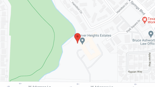 Map of the neighborhood around Carver Heights Estates Senior Living