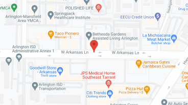 Bethesda Gardens Arlington in google map