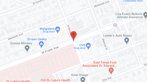 Map of the neighborhood around Parkwood Place