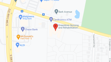Greenbrier Nursing of Tyler in google map