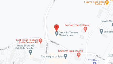 Oak Hills Terrace Memory Care in google map