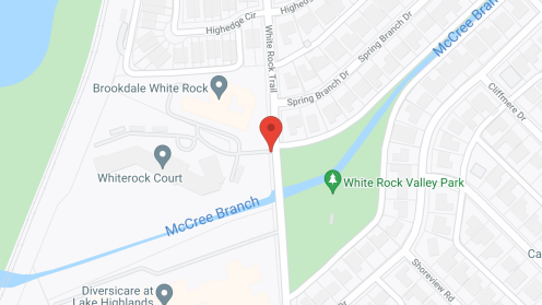 Map of the neighborhood around Whiterock Court