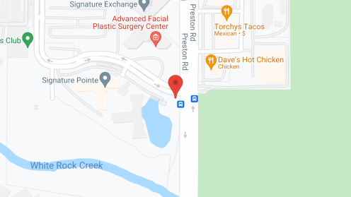 Map of the neighborhood around Signature Pointe