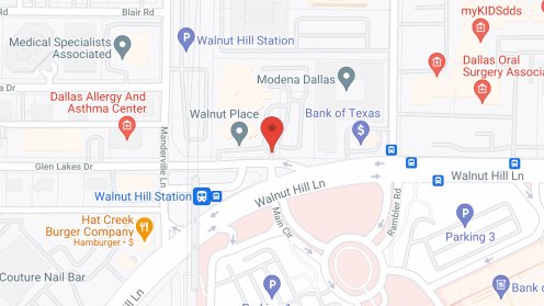 Map of the neighborhood around Walnut Place - AL/MC