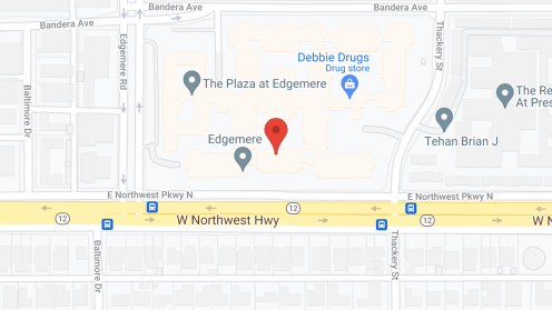 Map of the neighborhood around The Plaza at Edgemere