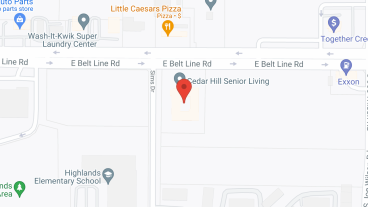 Cedar Hills Senior Living in google map