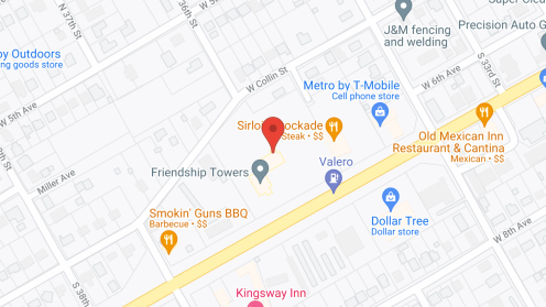Map of the neighborhood around Friendship Towers Inc