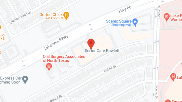 Rowlett Health and Rehab in google map