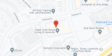 Cedar Crest Lewisville in google map