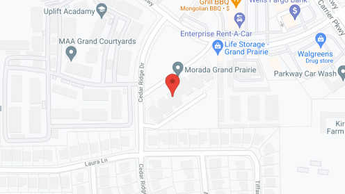 Map of the neighborhood around Morada Grand Prairie