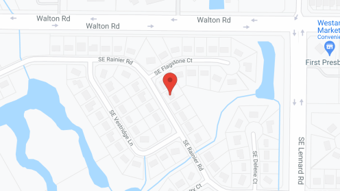 Map of the neighborhood around Cornerstone ACLF