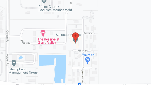 Map of the neighborhood around Suncoast Retreat