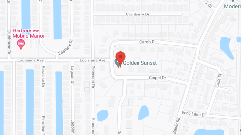 Map of the neighborhood around Villa Rose ALF