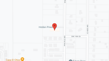 Hidden Pines in google map