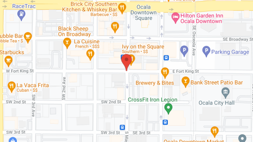 Map of the neighborhood around Peace of Mind