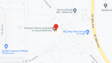 Hampton Manor Belleview in google map