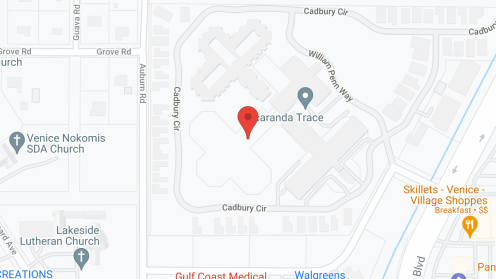 Map of the neighborhood around Jacaranda Trace