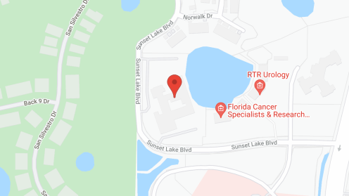 Map of the neighborhood around Bon Secours Venice Nursing