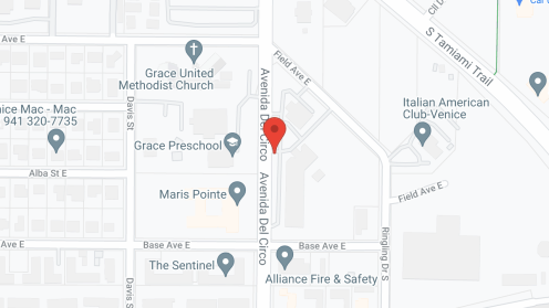Map of the neighborhood around Whispering Sands Assisted Lvng
