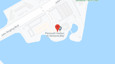 Plymouth Harbor on Sarasota Bay in google map