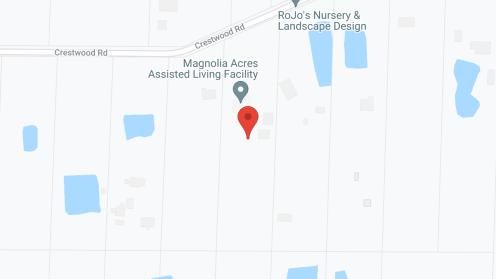 Map of the neighborhood around Magnolia Acres ALF