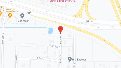 Map of the neighborhood around Sunshine Haven