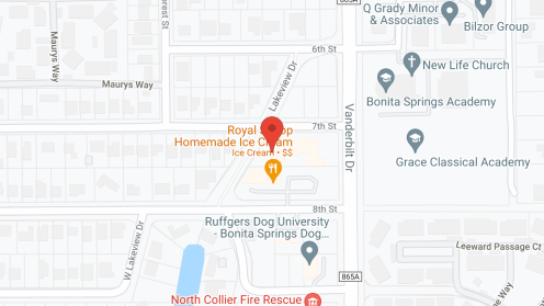Map of the neighborhood around Kiva at Canterbury