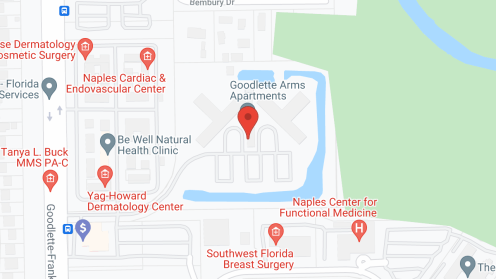 Map of the neighborhood around Goodlette Arms Apartments