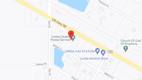 Map of the neighborhood around Palms Estates-Highlands County