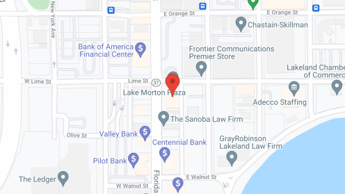Map of the neighborhood around Lake Morton Plaza