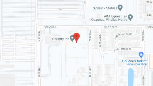 Map of the neighborhood around Country Inn