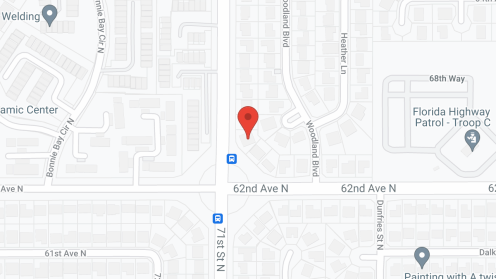 Map of the neighborhood around Duey's Place