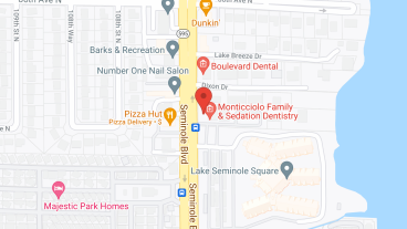 Lake Seminole Square, a CCRC in google map