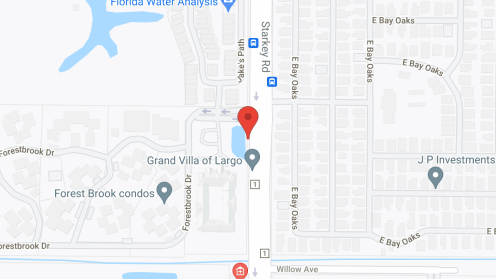 Map of the neighborhood around The Baybrook of Largo