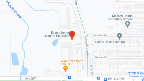 Map of the neighborhood around Elison of Pinecrest