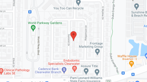 Map of the neighborhood around Summit House