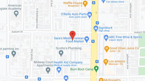 Map of the neighborhood around Midway Manor Assisted Living Facility