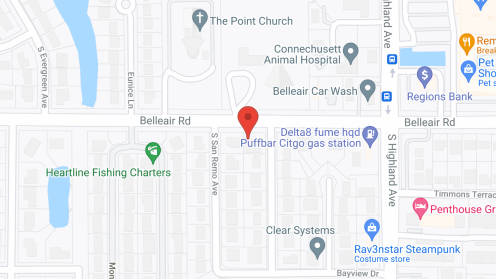 Map of the neighborhood around Belle Vista