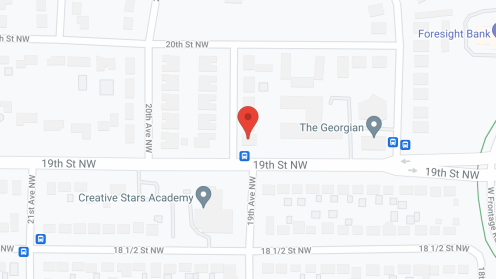 Map of the neighborhood around Maples Senior Housing