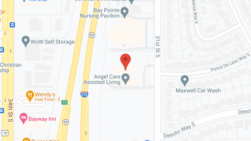Map of the neighborhood around Angel Care Assisted Living
